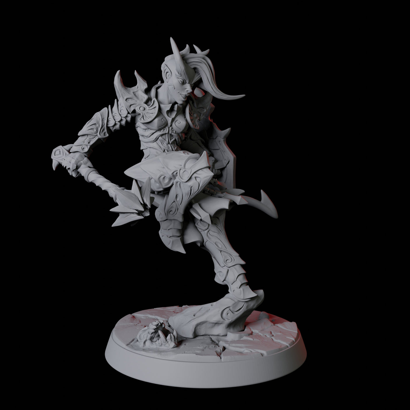 Six Devil Soldiers Miniature for Dungeons and Dragons, Pathfinder or other TTRPGs