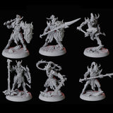 Six Devil Soldiers Miniature for Dungeons and Dragons, Pathfinder or other TTRPGs