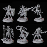 Six Devil Soldiers Miniature for Dungeons and Dragons, Pathfinder or other TTRPGs