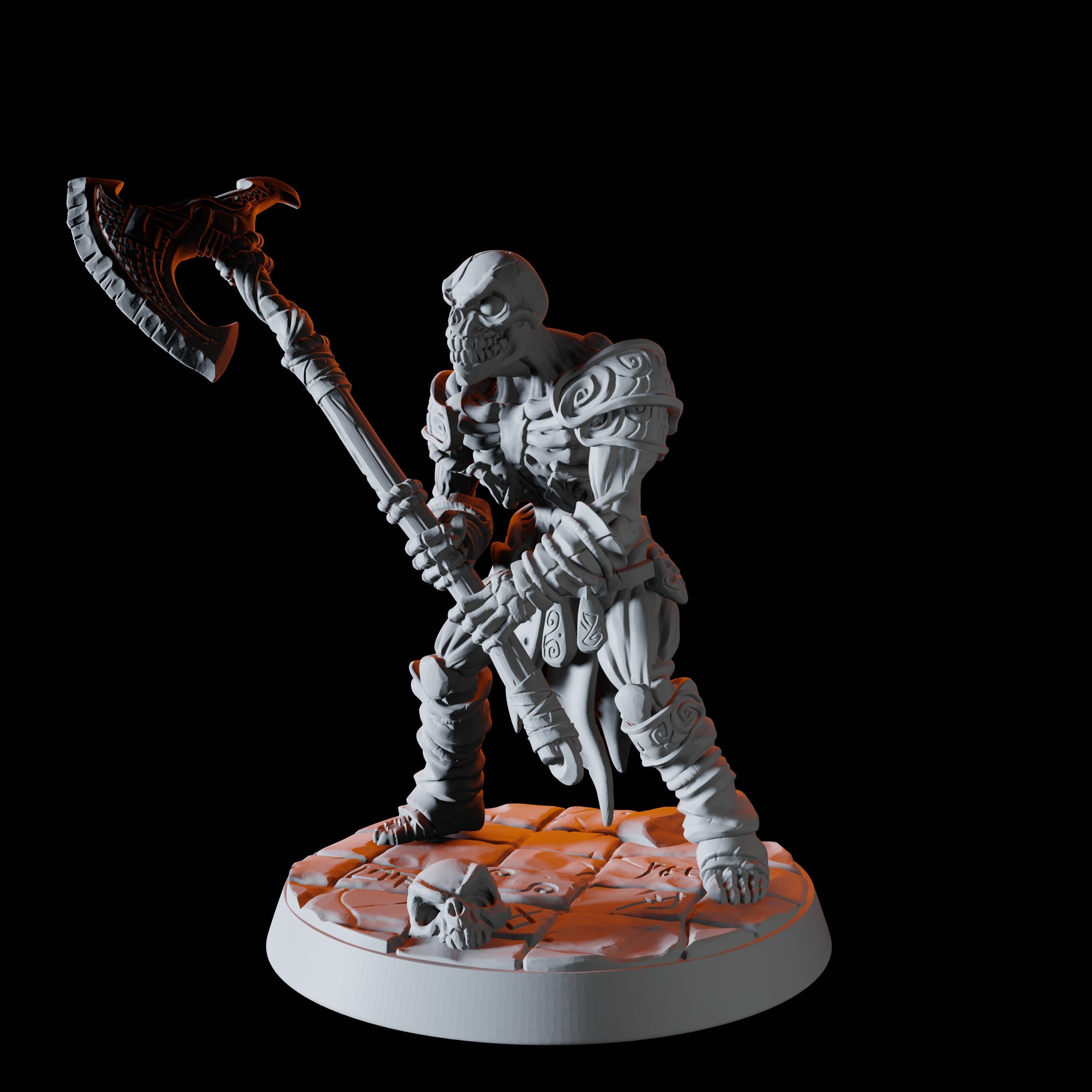 Six Draugr Soldier Miniatures for Dungeons and Dragons - Myth Forged