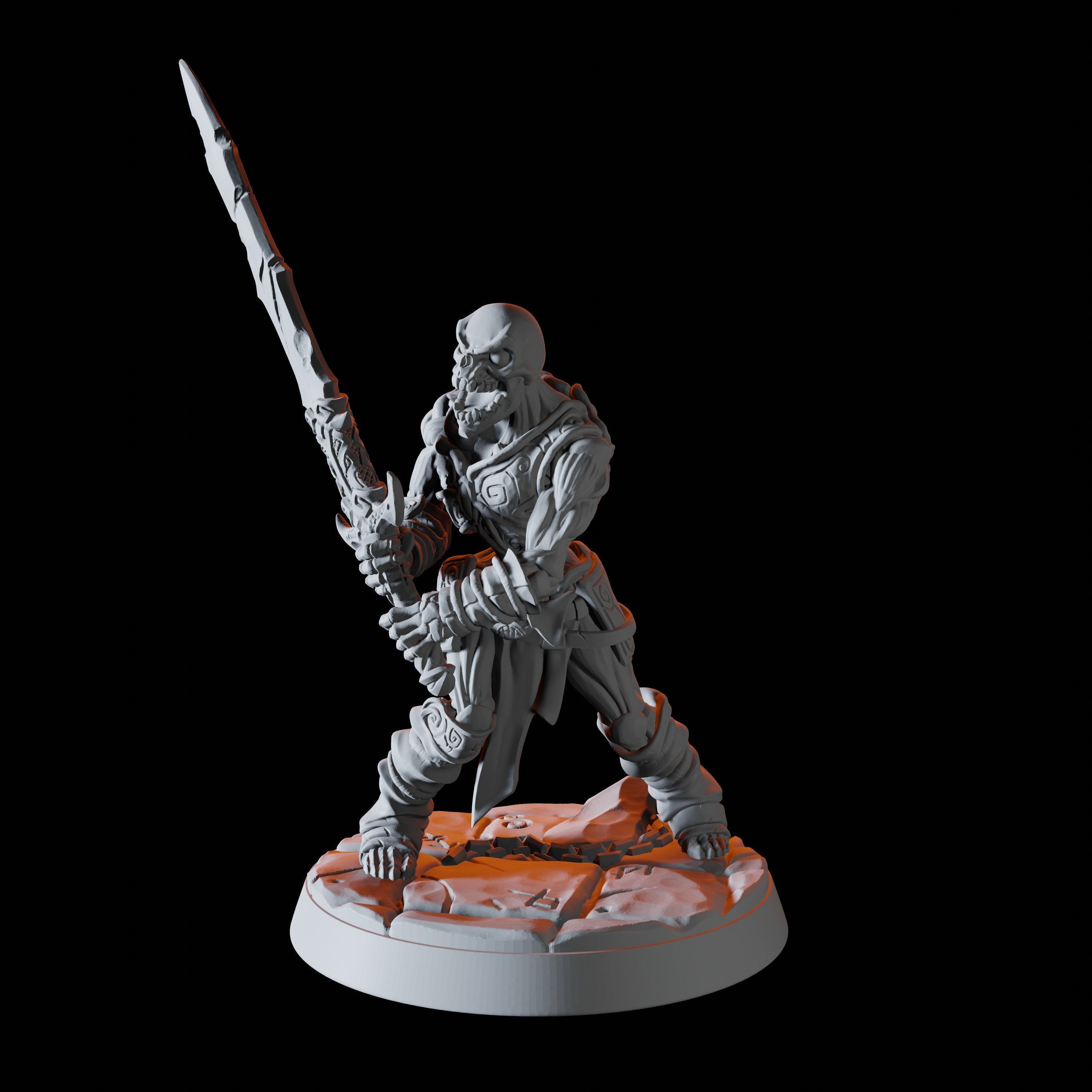 Six Draugr Soldier Miniatures for Dungeons and Dragons - Myth Forged