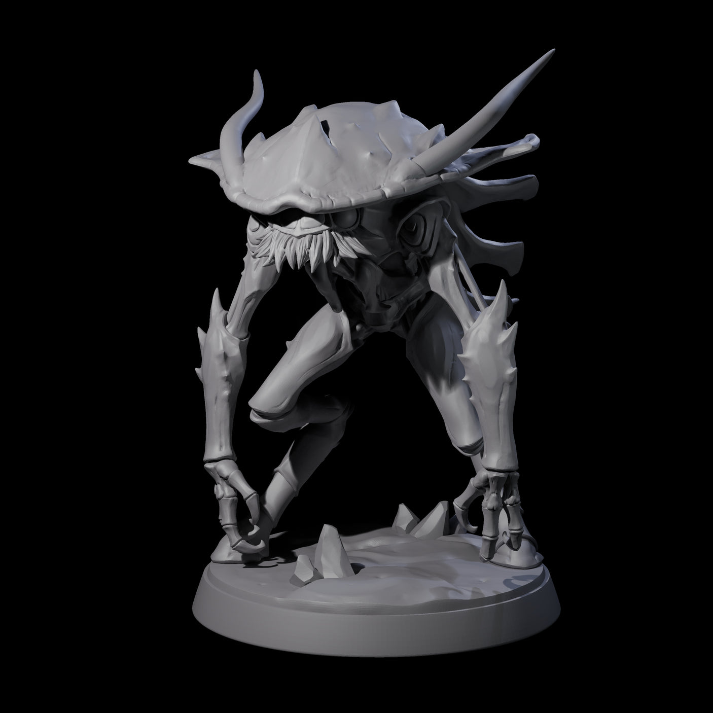Six Droning Thri-kreen Thralls Miniature for Dungeons and Dragons, Pathfinder or other TTRPGs