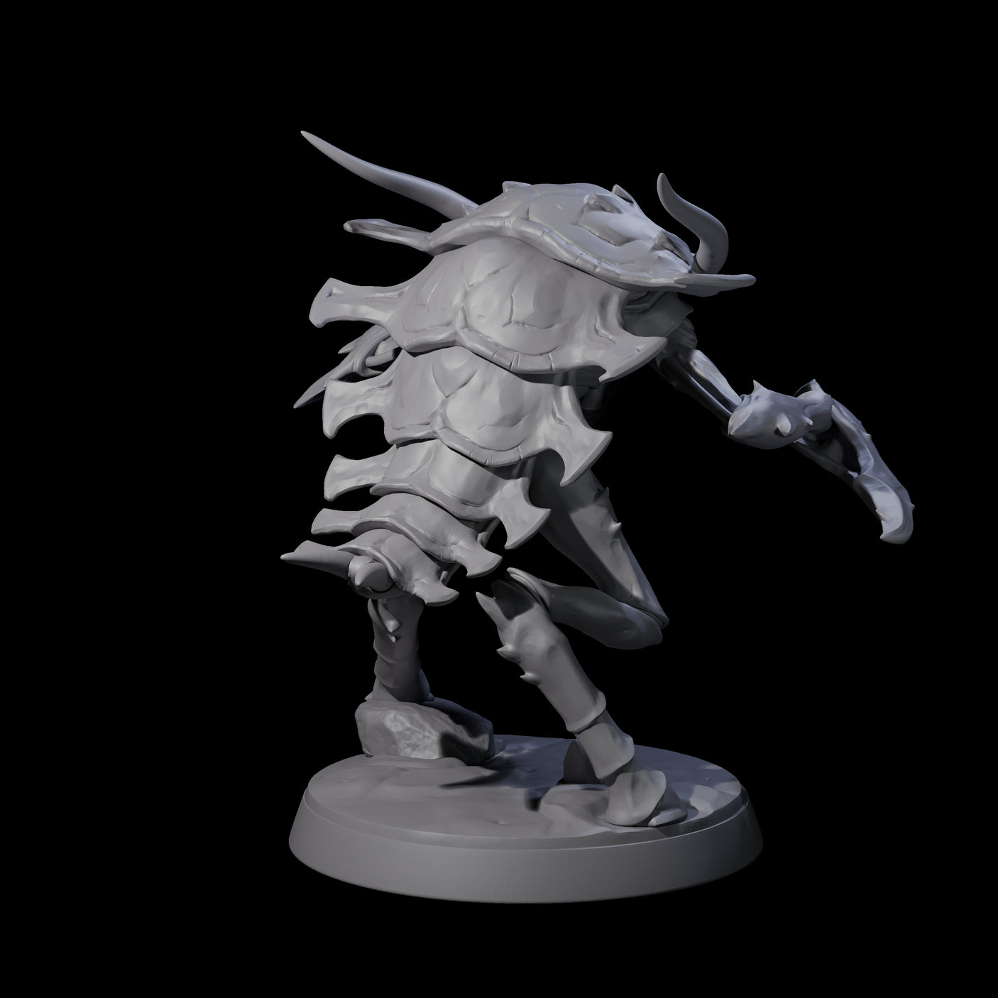 Six Droning Thri-kreen Thralls Miniature for Dungeons and Dragons, Pathfinder or other TTRPGs