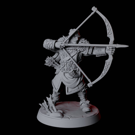 Six Fierce Northmen Berserkers Miniature for Dungeons and Dragons, Pathfinder or other TTRPGs
