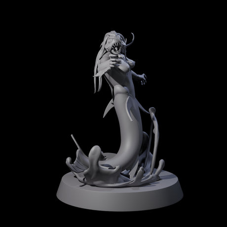 Six Fishy Deep Ones Miniature for Dungeons and Dragons, Pathfinder or other TTRPGs