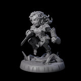 Six Galavanting Forest Halflings Miniature for Dungeons and Dragons, Pathfinder or other TTRPGs