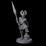 Six Greek Inspired Spear Hoplites Miniature for Dungeons and Dragons, Pathfinder or other TTRPGs
