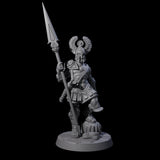 Six Greek Inspired Spear Hoplites Miniature for Dungeons and Dragons, Pathfinder or other TTRPGs