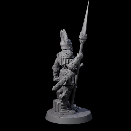 Six Greek Inspired Spear Hoplites Miniature for Dungeons and Dragons, Pathfinder or other TTRPGs