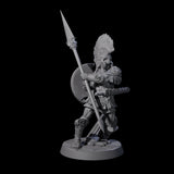 Six Greek Inspired Spear Hoplites Miniature for Dungeons and Dragons, Pathfinder or other TTRPGs