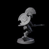 Six Greek Inspired Sword Hoplites Miniature for Dungeons and Dragons, Pathfinder or other TTRPGs