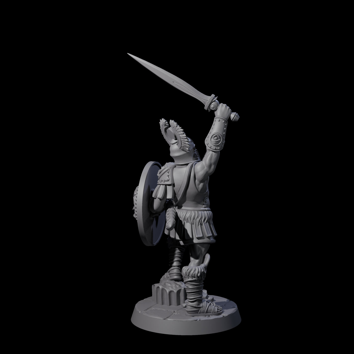 Six Greek Inspired Sword Hoplites Miniature for Dungeons and Dragons, Pathfinder or other TTRPGs