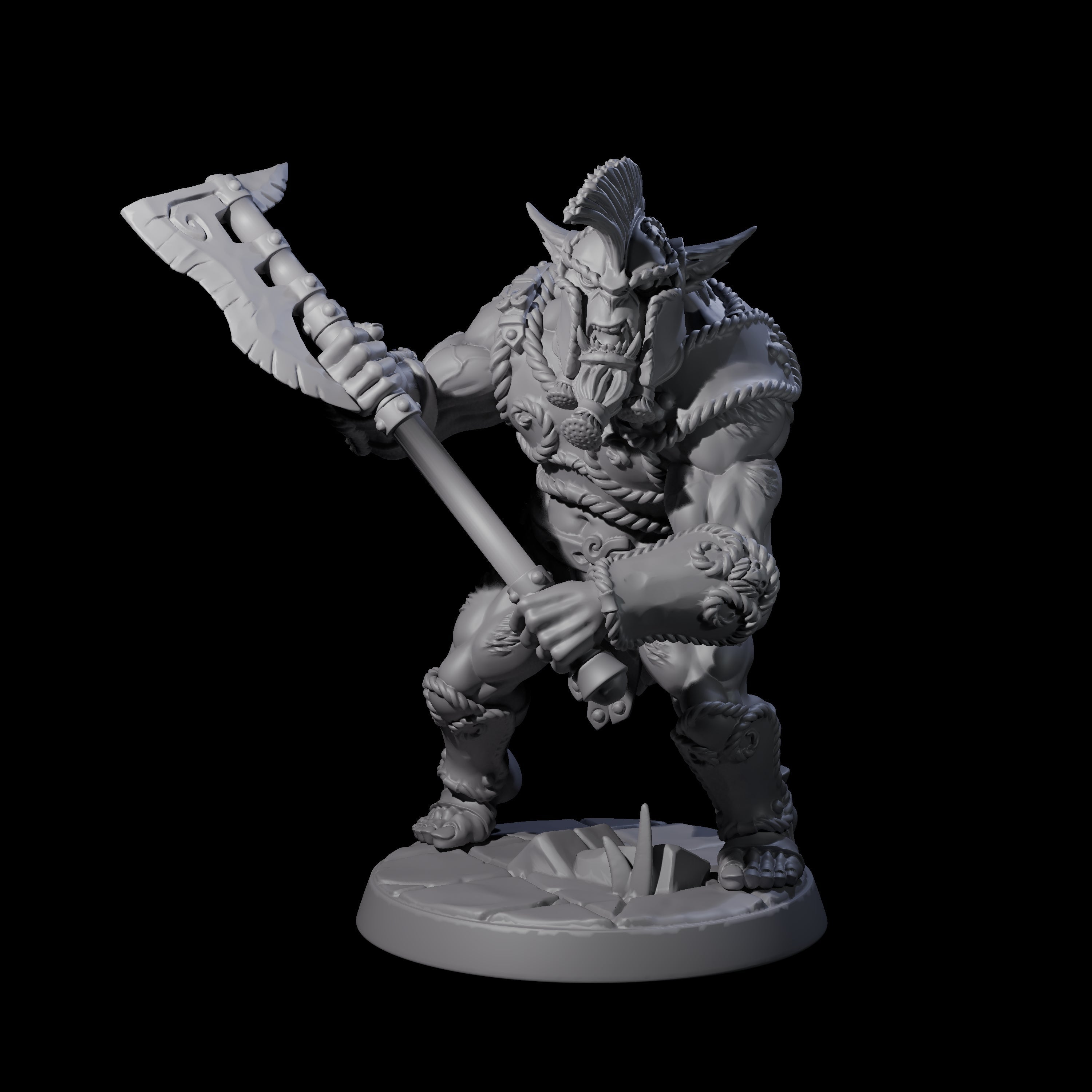 Six Grimy Bugbears Miniature for Dungeons and Dragons, Pathfinder or other TTRPGs