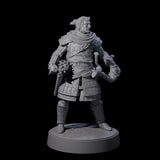 Six Grizzled Archers Miniature for Dungeons and Dragons, Pathfinder or other TTRPGs
