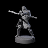 Six Grizzled Archers Miniature for Dungeons and Dragons, Pathfinder or other TTRPGs