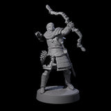 Six Grizzled Archers Miniature for Dungeons and Dragons, Pathfinder or other TTRPGs