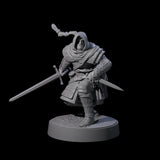 Six Grizzled Archers Miniature for Dungeons and Dragons, Pathfinder or other TTRPGs