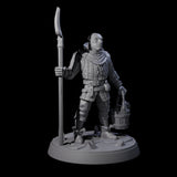 Six Hard Working Villagers Miniature for Dungeons and Dragons, Pathfinder or other TTRPGs