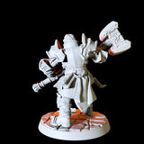 Six Human Paladins - Army Miniature for Dungeons and Dragons, Pathfinder or other TTRPGs