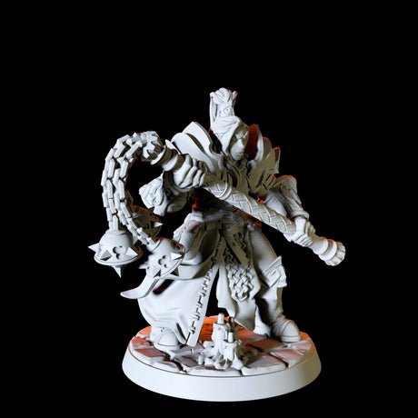 Six Human Paladins - Army Miniature for Dungeons and Dragons, Pathfinder or other TTRPGs