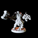 Six Human Paladins - Army Miniature for Dungeons and Dragons, Pathfinder or other TTRPGs