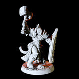 Six Human Paladins - Army Miniature for Dungeons and Dragons, Pathfinder or other TTRPGs