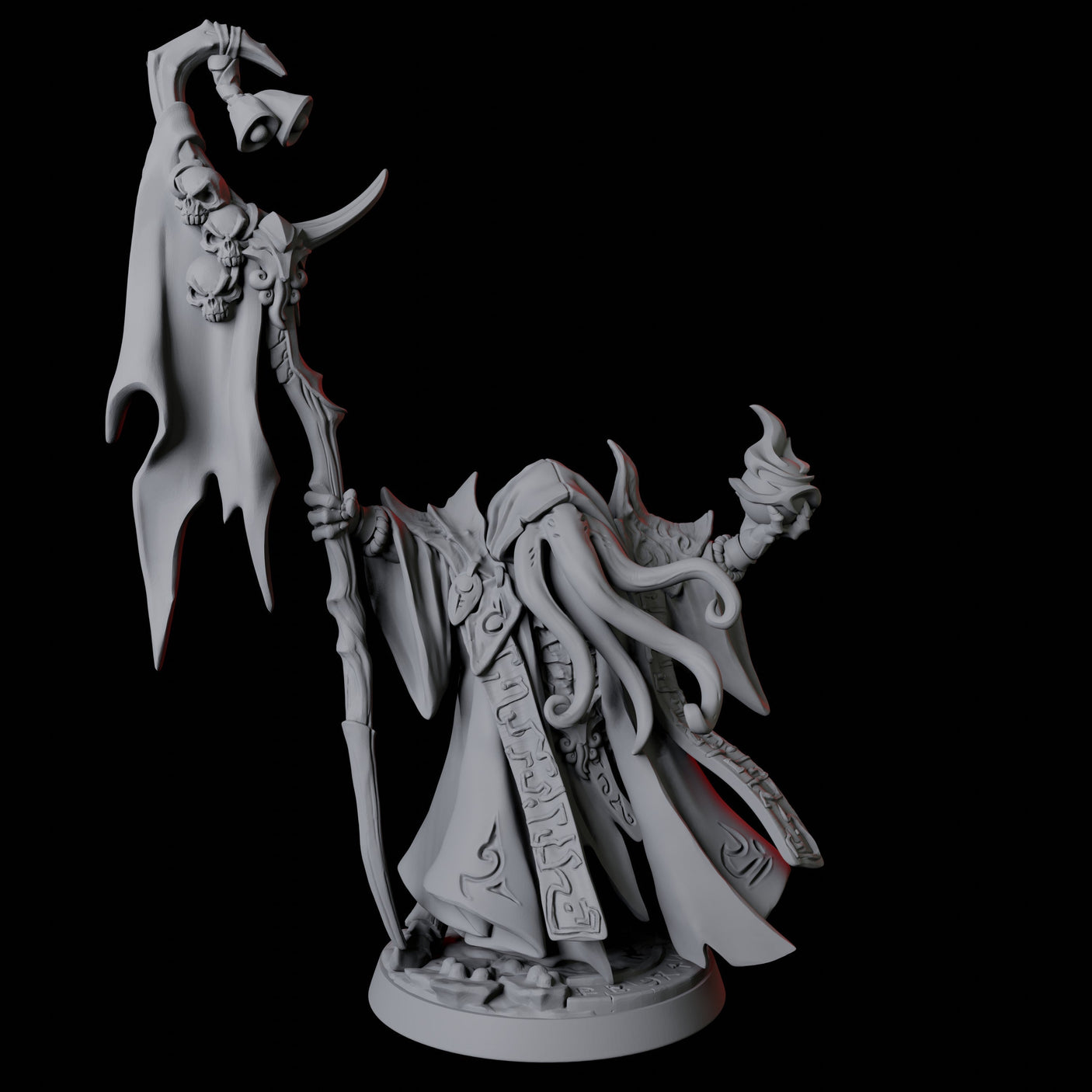 Six Ilithid Elders Miniature for Dungeons and Dragons, Pathfinder or other TTRPGs