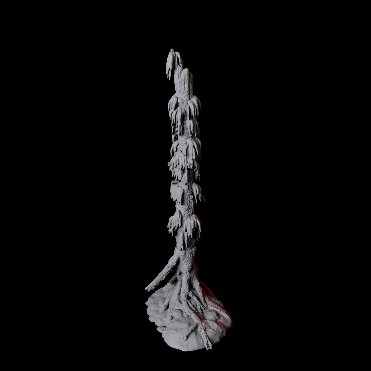 Six Infected Trees Miniature for Dungeons and Dragons, Pathfinder or other TTRPGs