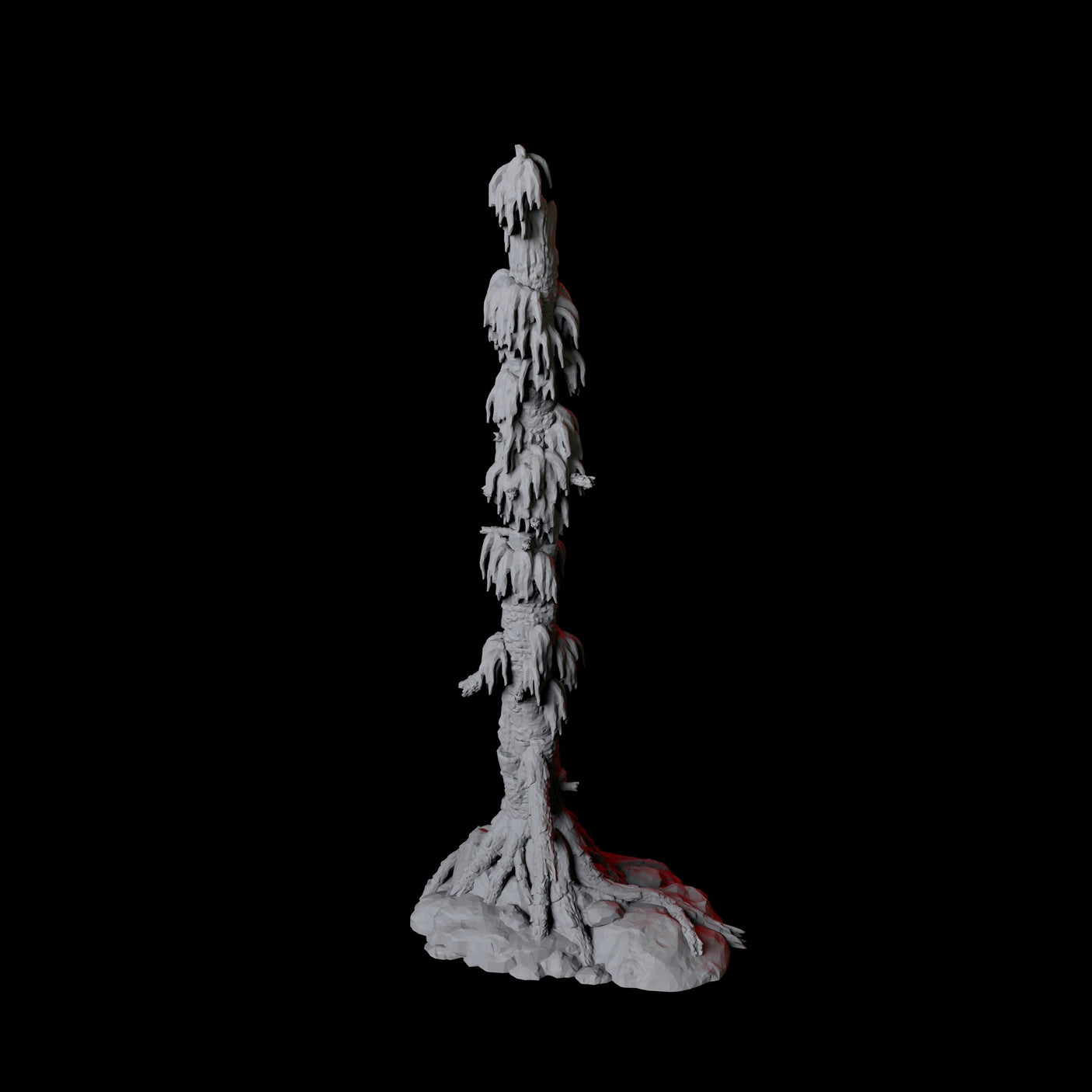 Six Infected Trees Miniature for Dungeons and Dragons, Pathfinder or other TTRPGs