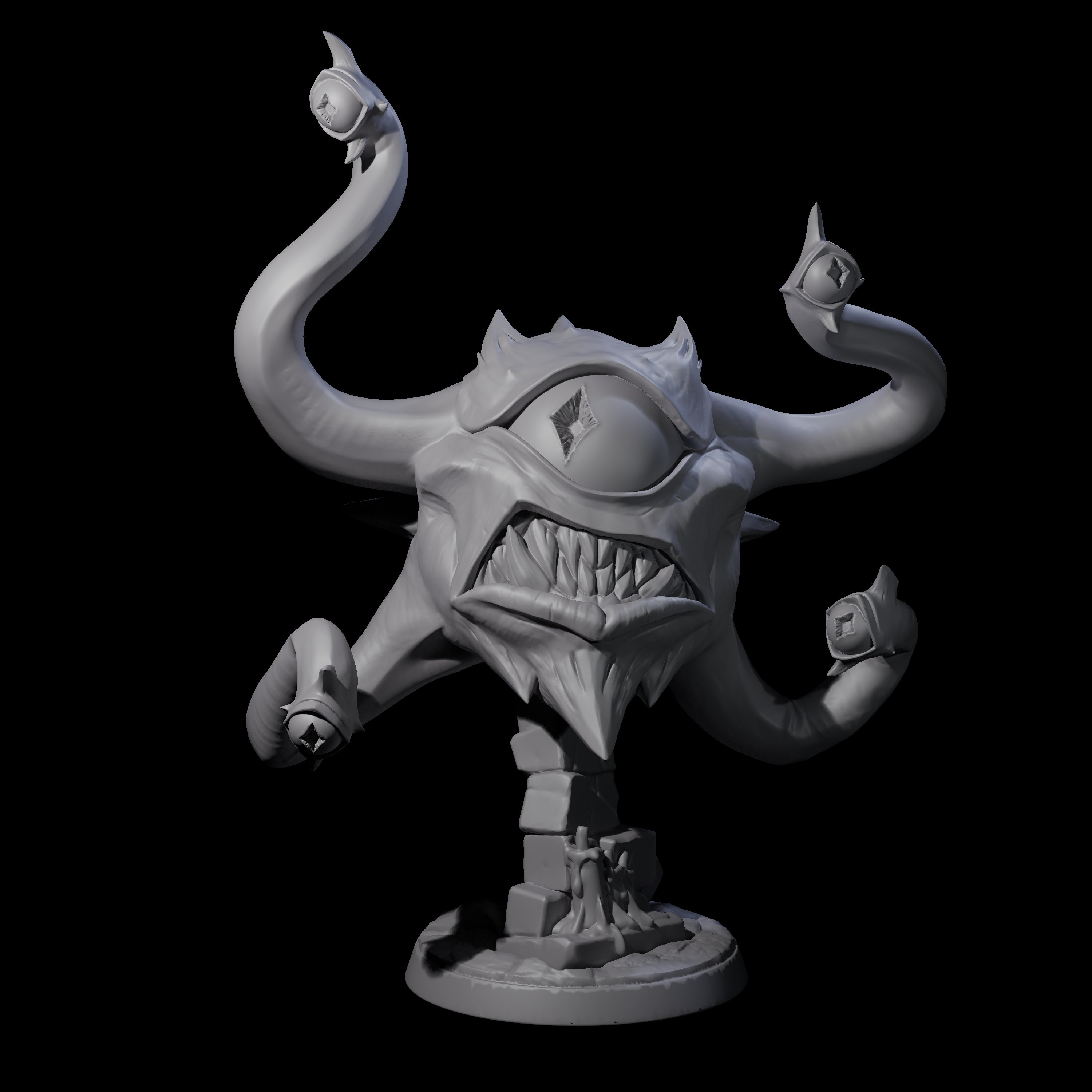 Six Insane Spectators Miniature for Dungeons and Dragons, Pathfinder or other TTRPGs