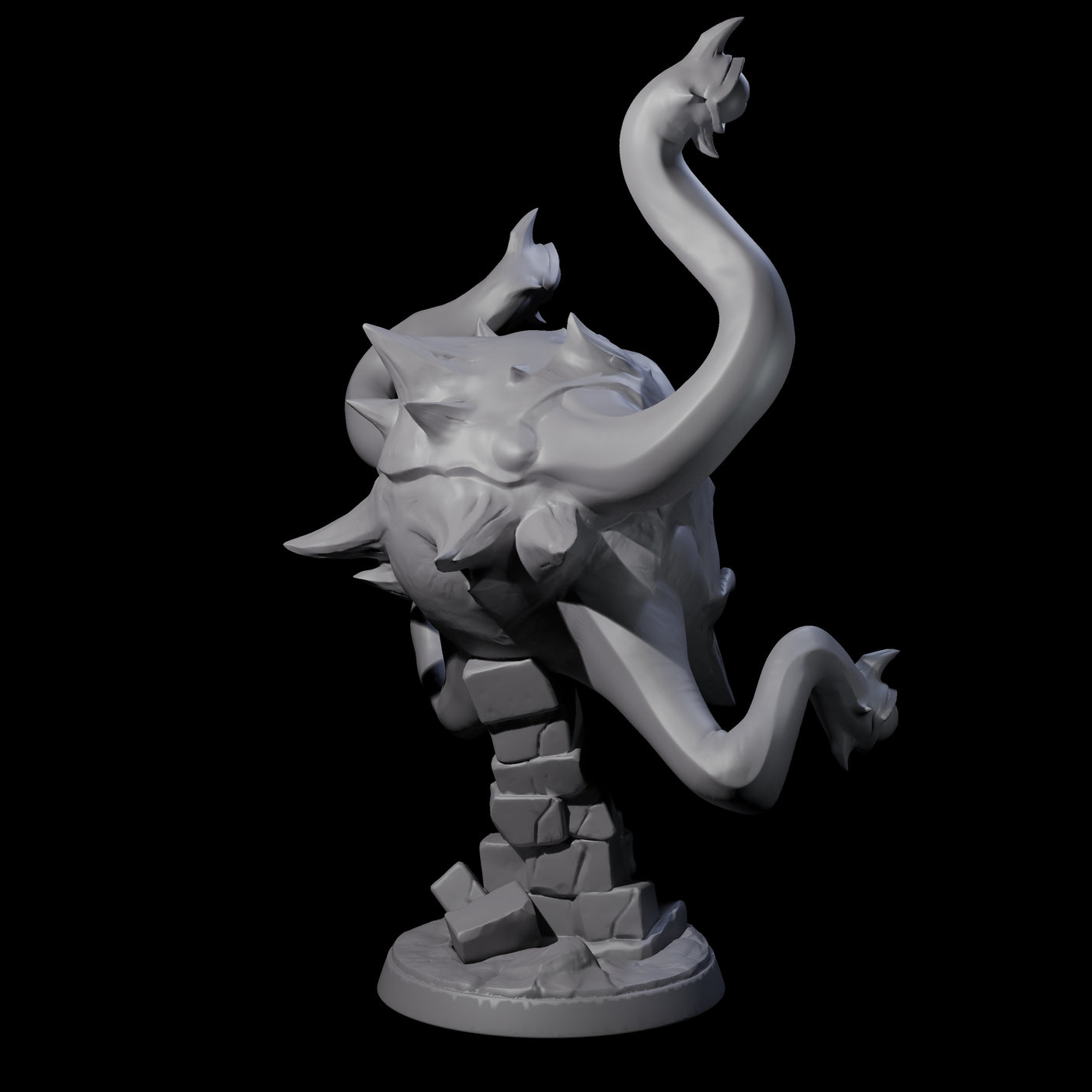 Six Insane Spectators Miniature for Dungeons and Dragons, Pathfinder or other TTRPGs