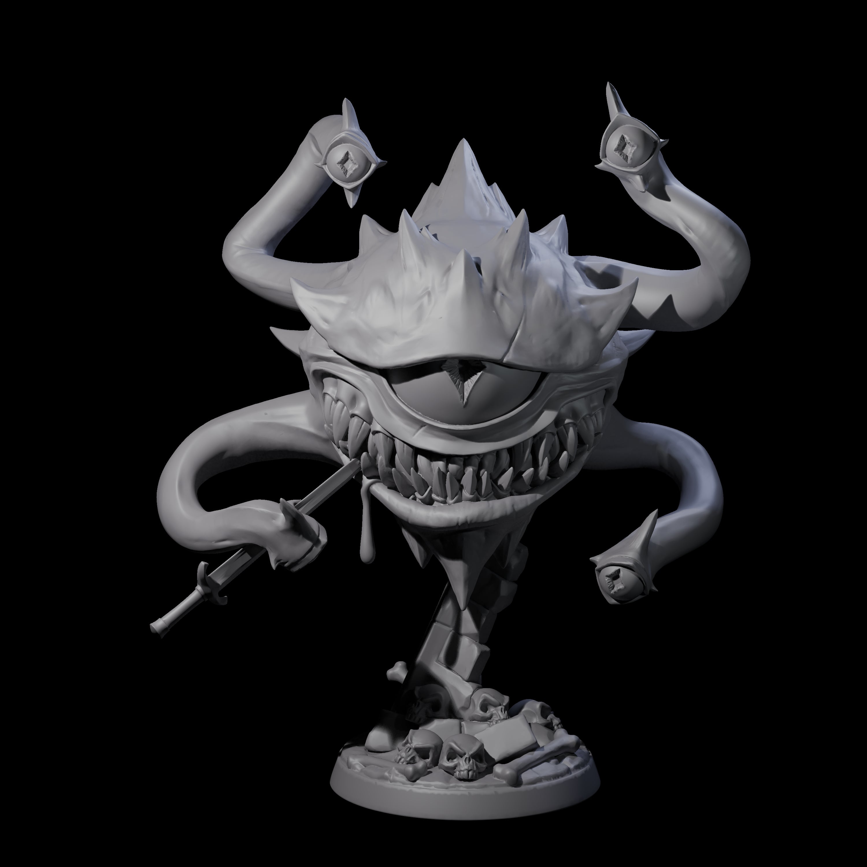 Six Insane Spectators Miniature for Dungeons and Dragons, Pathfinder or other TTRPGs
