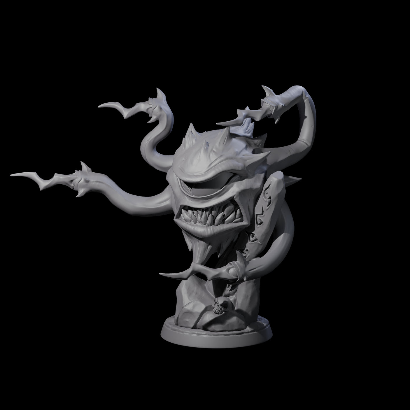 Six Insane Spectators Miniature for Dungeons and Dragons, Pathfinder or other TTRPGs