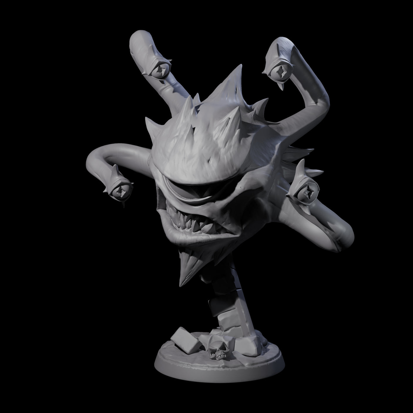 Six Insane Spectators Miniature for Dungeons and Dragons, Pathfinder or other TTRPGs
