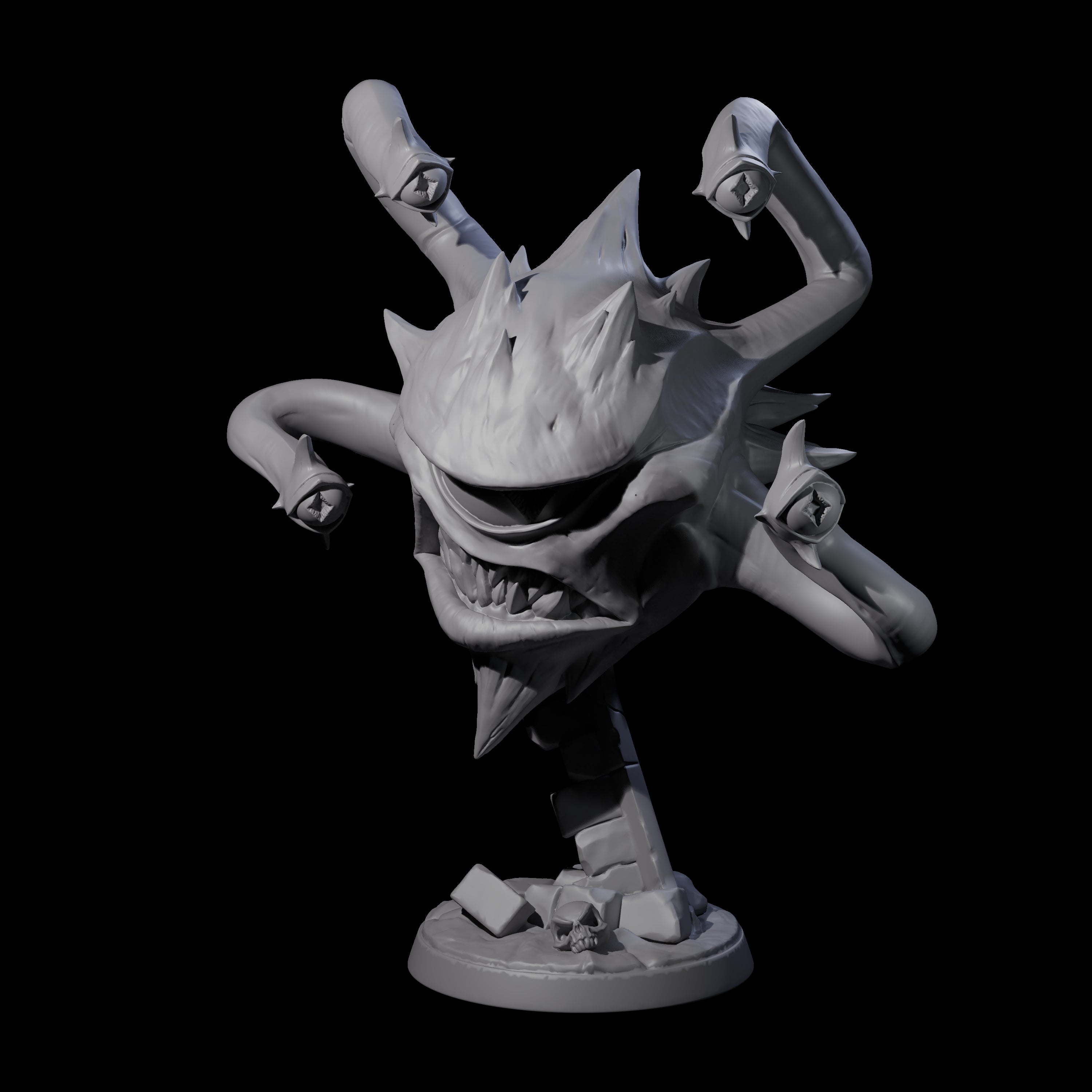 Six Insane Spectators Miniature for Dungeons and Dragons, Pathfinder or other TTRPGs