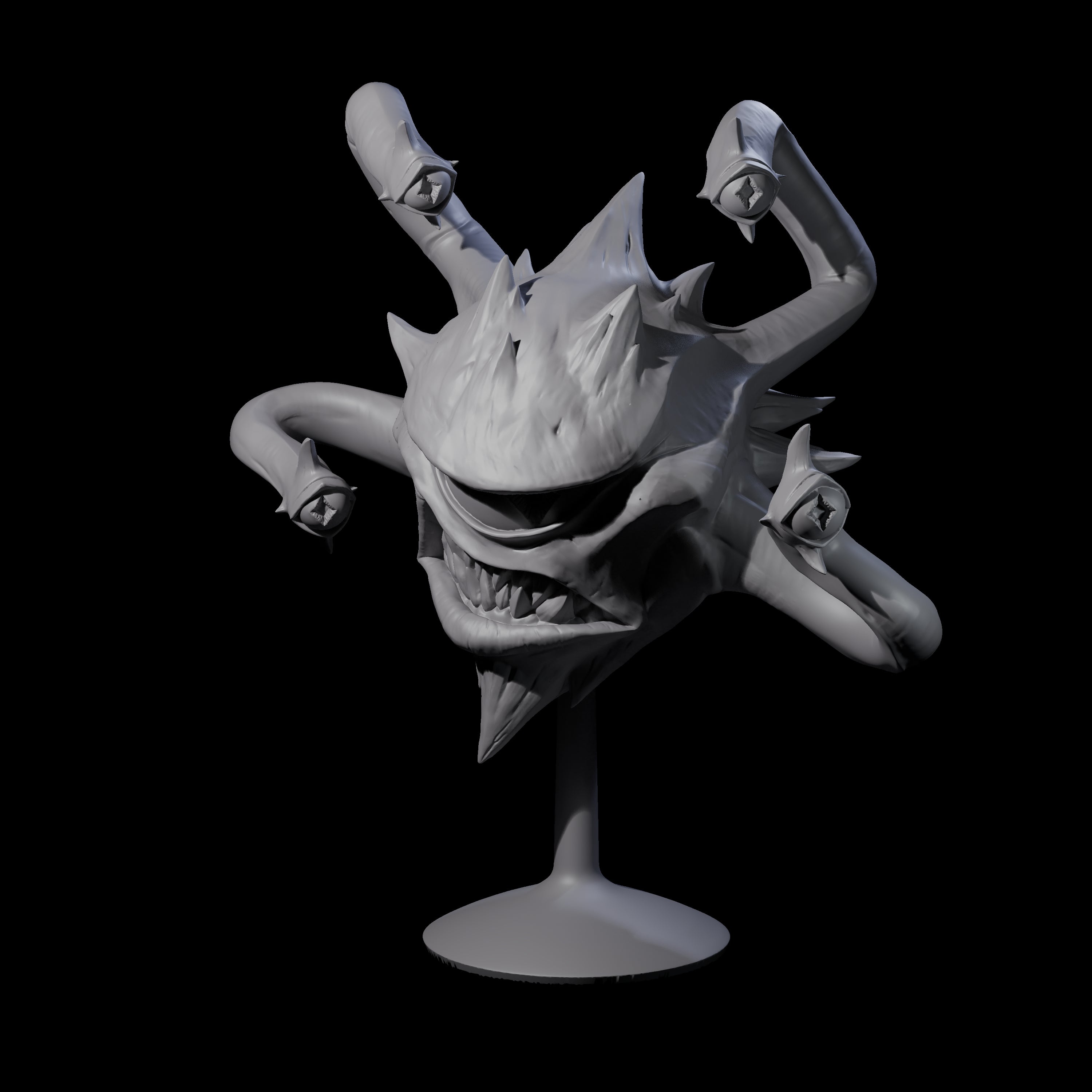 Six Insane Spectators Miniature for Dungeons and Dragons, Pathfinder or other TTRPGs