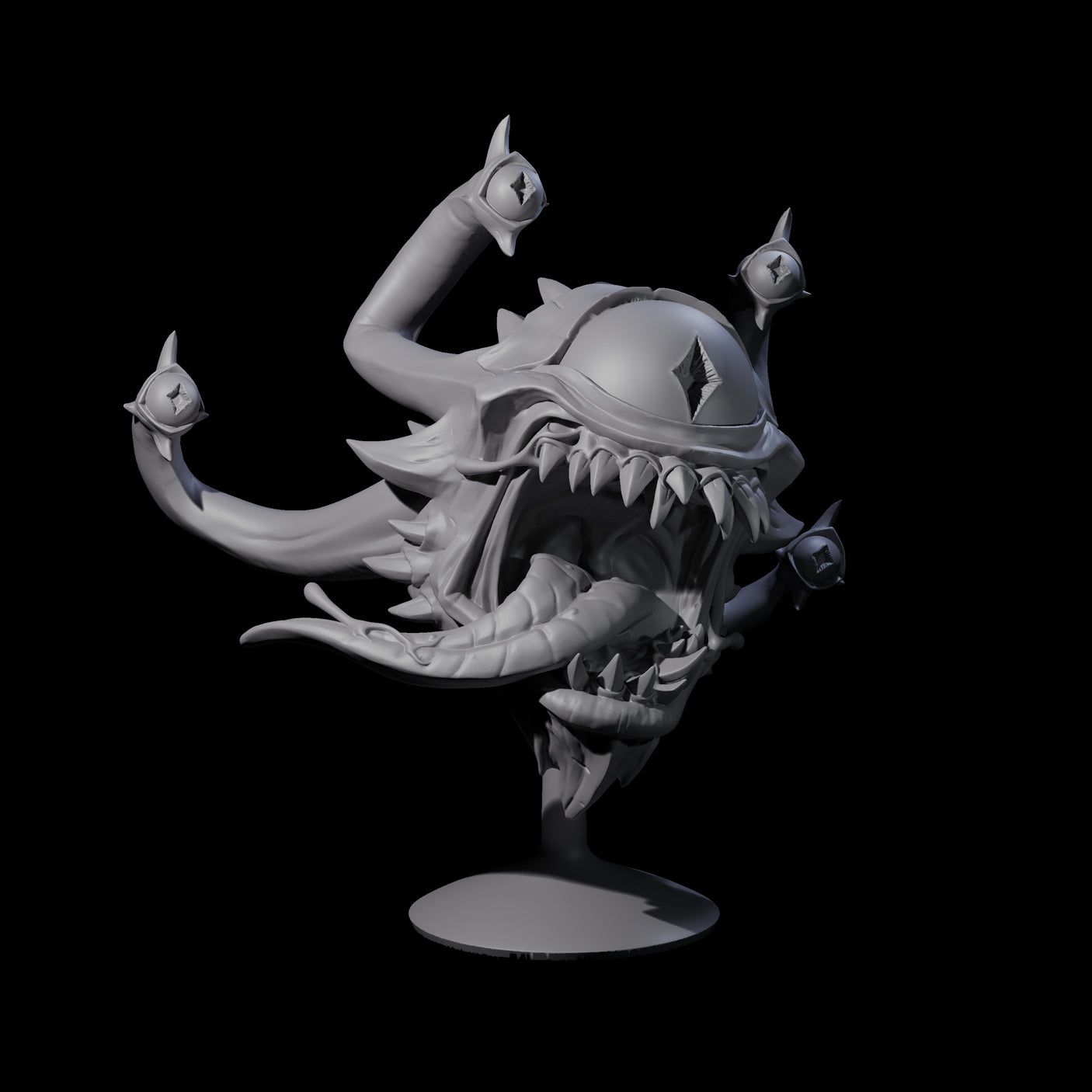 Six Insane Spectators Miniature for Dungeons and Dragons, Pathfinder or other TTRPGs