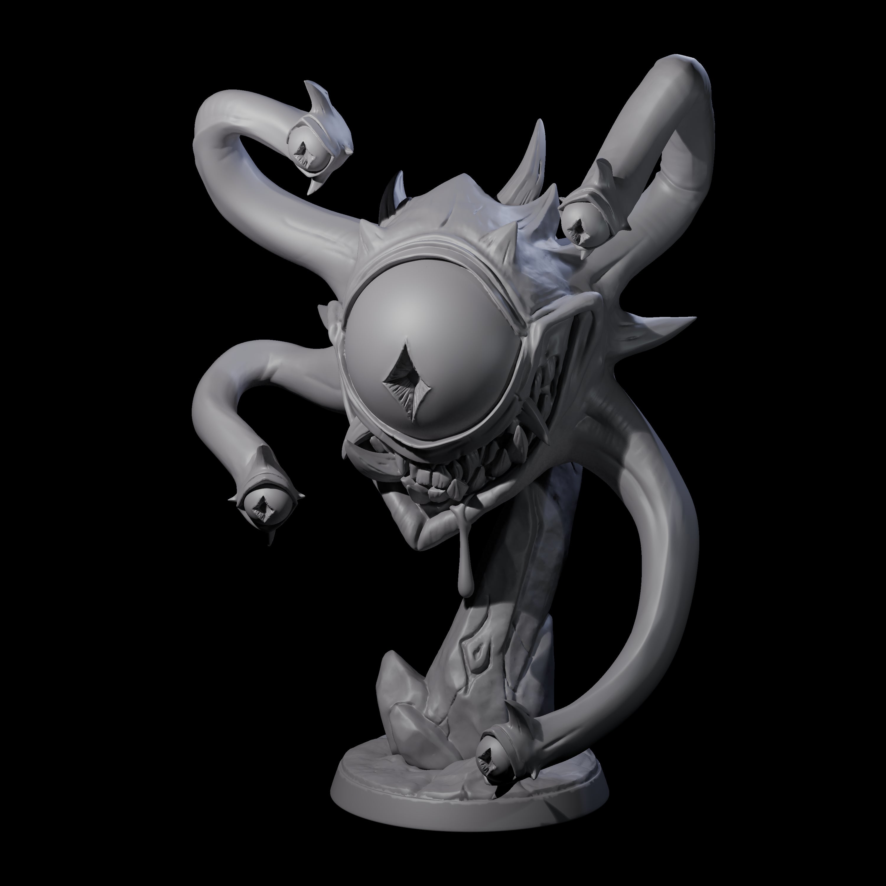 Six Insane Spectators Miniature for Dungeons and Dragons, Pathfinder or other TTRPGs
