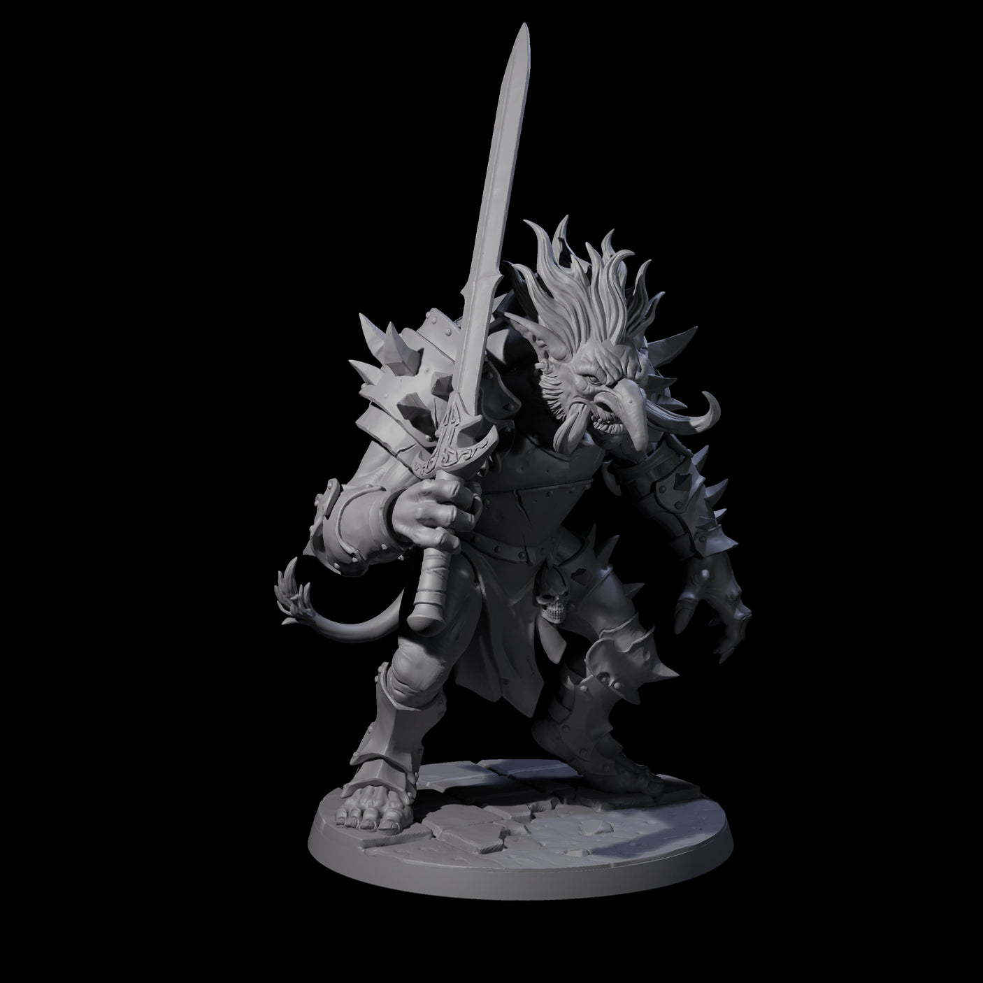 Six Ironkeep Trolls Miniature for Dungeons and Dragons, Pathfinder or other TTRPGs