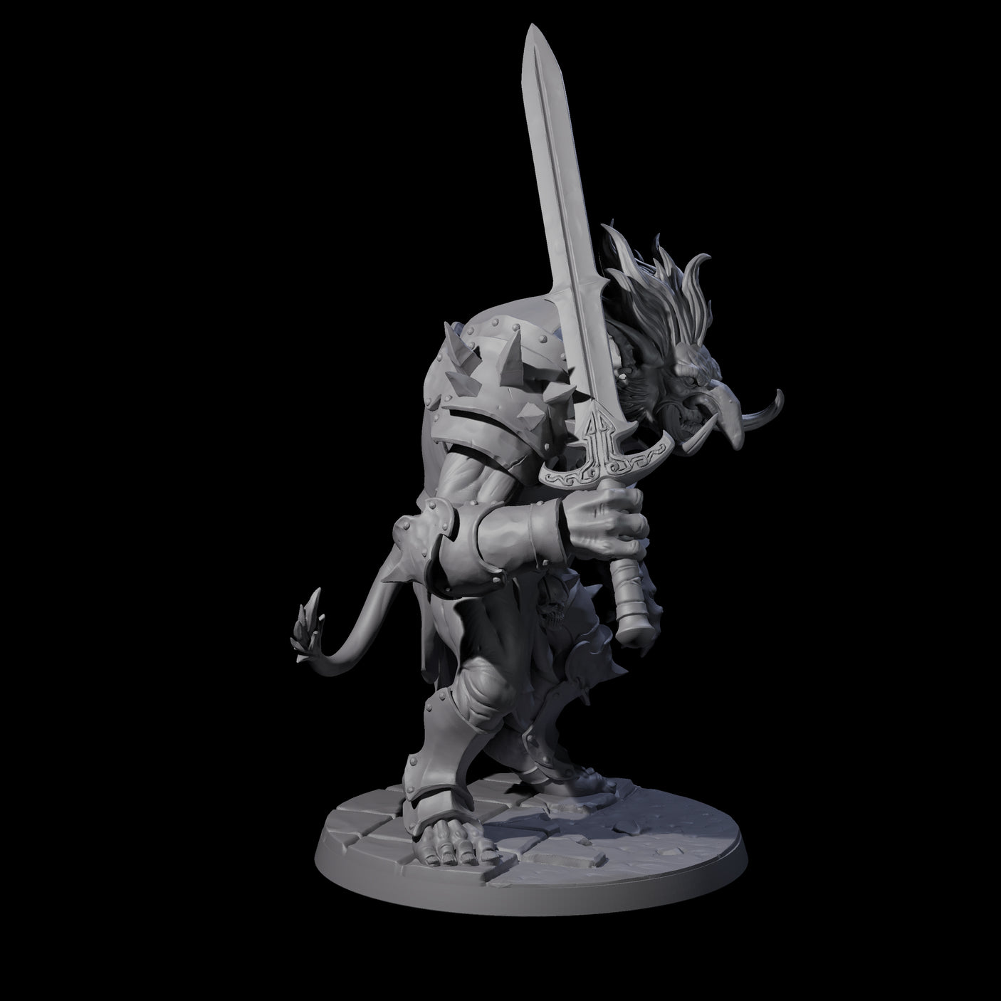 Six Ironkeep Trolls Miniature for Dungeons and Dragons, Pathfinder or other TTRPGs