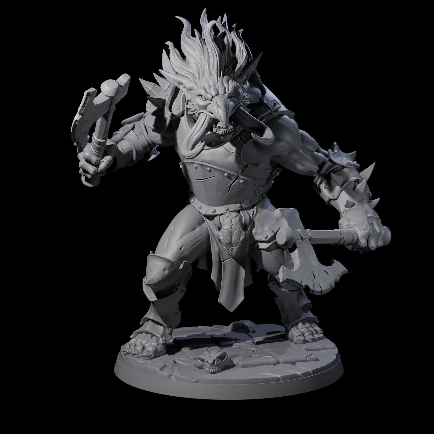 Six Ironkeep Trolls Miniature for Dungeons and Dragons, Pathfinder or other TTRPGs