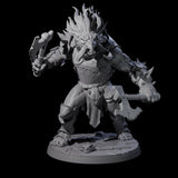 Six Ironkeep Trolls Miniature for Dungeons and Dragons, Pathfinder or other TTRPGs