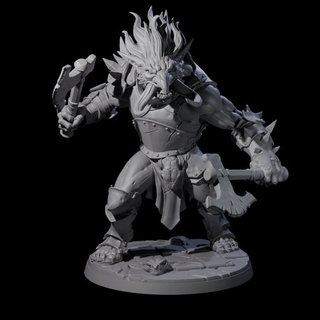Six Ironkeep Trolls Miniature for Dungeons and Dragons, Pathfinder or other TTRPGs