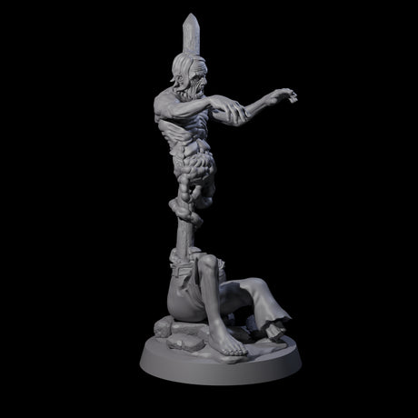 Six Lurching Zombies Miniature for Dungeons and Dragons, Pathfinder or other TTRPGs