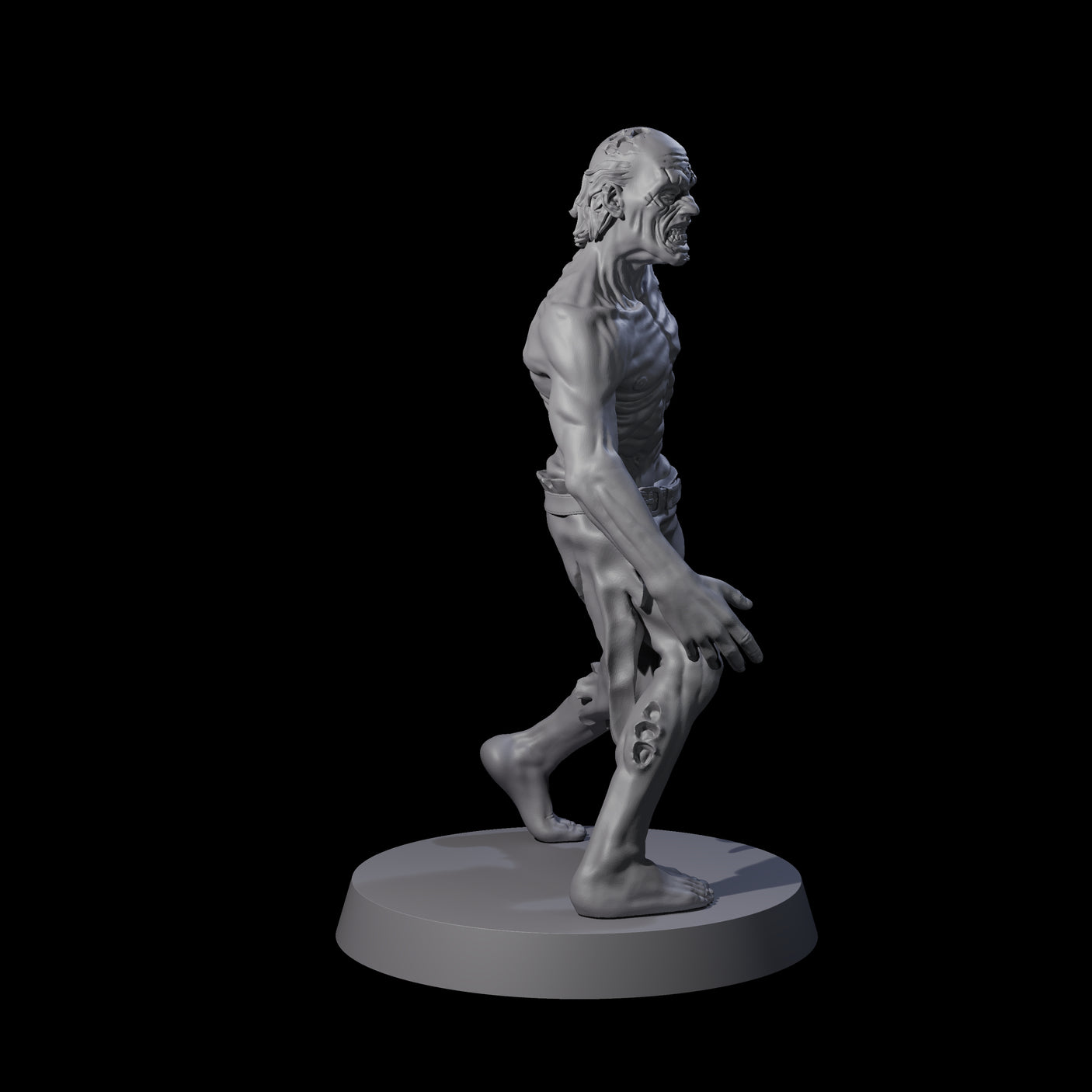 Six Lurching Zombies Miniature for Dungeons and Dragons, Pathfinder or other TTRPGs