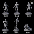 Six Lurching Zombies Miniature for Dungeons and Dragons, Pathfinder or other TTRPGs