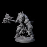 Six Marauding Orc Raiders Miniature for Dungeons and Dragons, Pathfinder or other TTRPGs