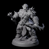 Six Marauding Orc Raiders Miniature for Dungeons and Dragons, Pathfinder or other TTRPGs
