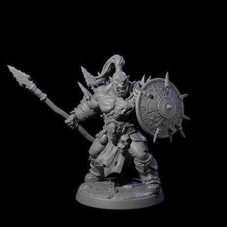 Six Marauding Orc Raiders Miniature for Dungeons and Dragons, Pathfinder or other TTRPGs
