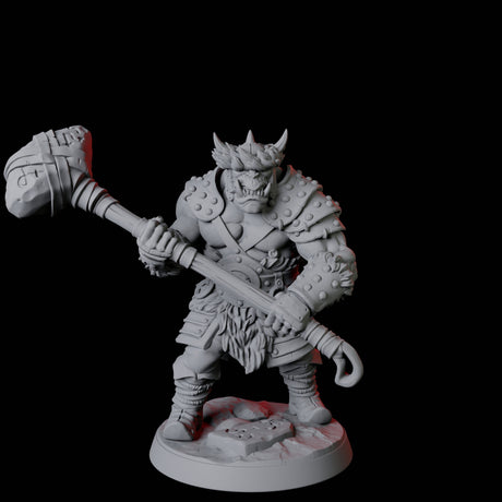 Six Mountain Orc Warriors Miniature for Dungeons and Dragons, Pathfinder or other TTRPGs